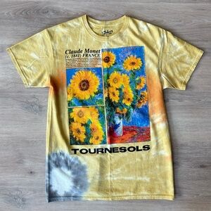 Unisex Short Sleeve Tie-Dyed Graphic T-Shirt